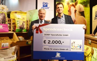 Derby spendet 2.000 Euro an „Pferde für unsere Kinder e.V.“
