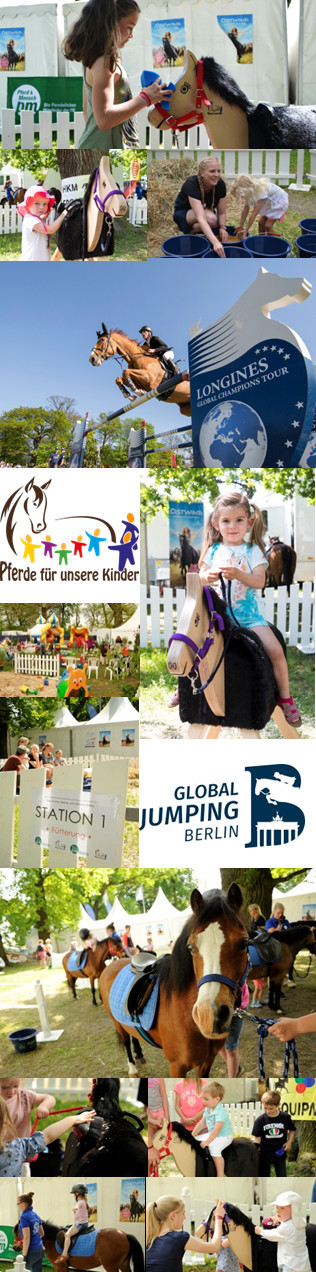 Global Jumping Berlin 2018 - Pferde für unsere Kinder e.V. präsentiert den "Ponyclub"