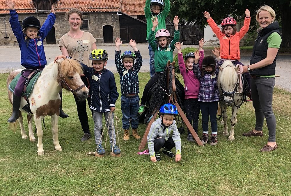 Vorschulkinder besuchen das Rittergut Hofspiegelberg