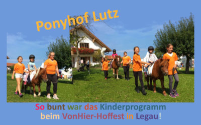 Buntes Kinderprogramm beim VonHier-Hoffest in Legau