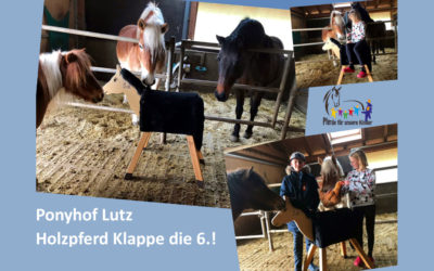 Ponyhof Lutz sammelt für Holzpferd Nr. 6