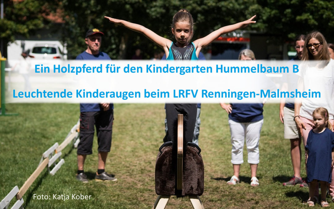 Ein Holzpferd für den Kindergarten Hummelbaum B