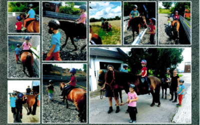 Besuch der Königskinder bei den Ponys auf dem Mühlfeldhof